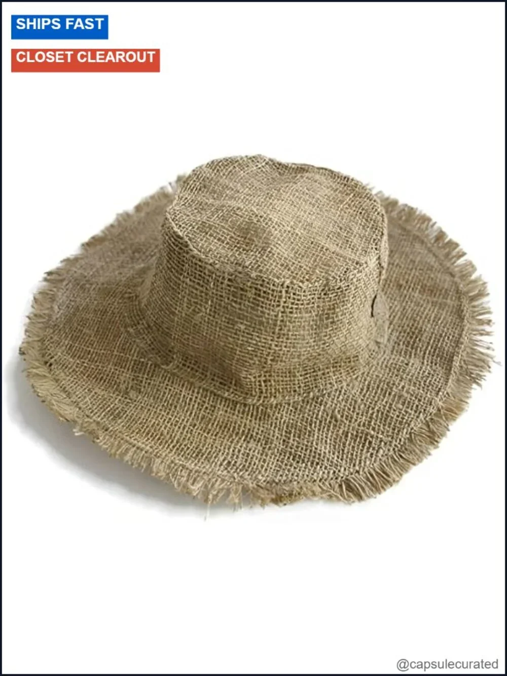 Hemp Sun Hat Wired Wide Brim Foldable Packable Adult M/L/XXL
